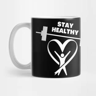 world health day, stay healthy Mug